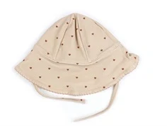 Lil Atelier rose dust hjerte badehat